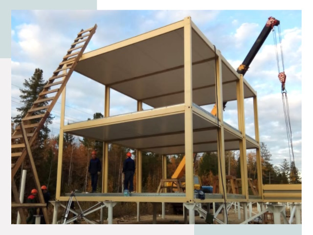 Строительство модульных здания Североморск