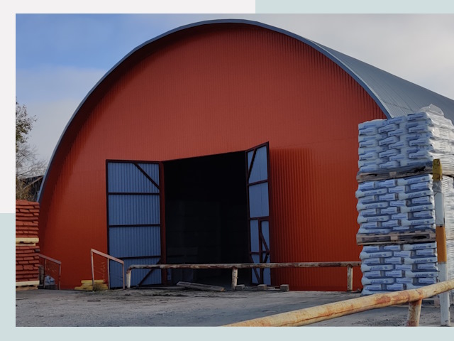 Полукруглые ангары по цене от 642 руб. в Североморск