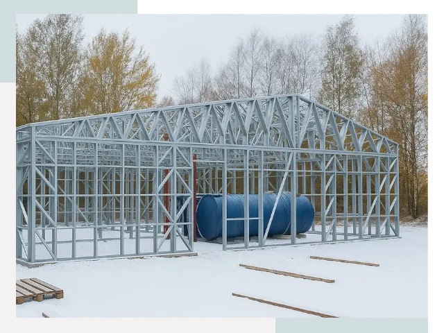 Металлические ангары в Североморске