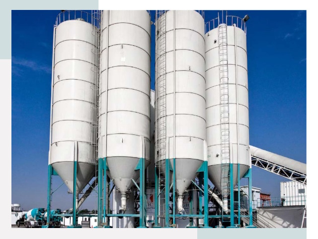 Строительство цементных силосов в Североморске