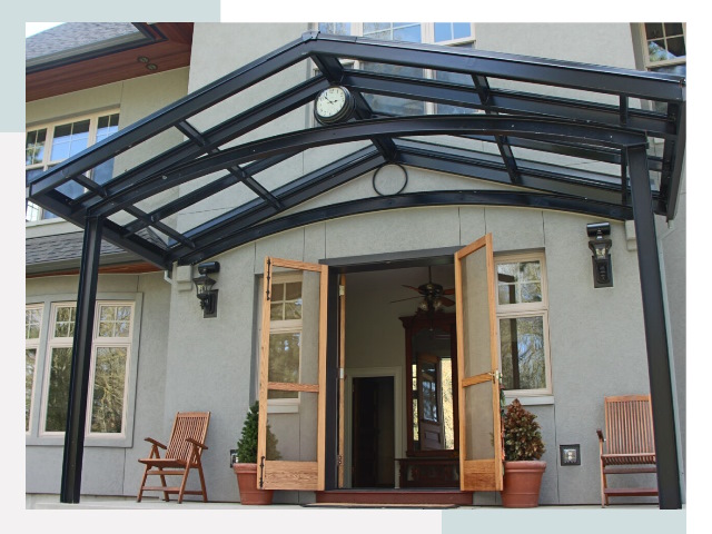 Козырьки металлические в Североморске