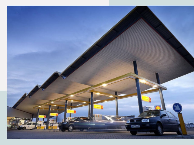 Навесы для АЗС в Североморск от 642 руб. - Защита и комфорт