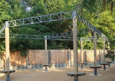 Терраса из металлоконструкций под ключ, проектирование, изготовление и монтаж от СтальСтрой-Свм